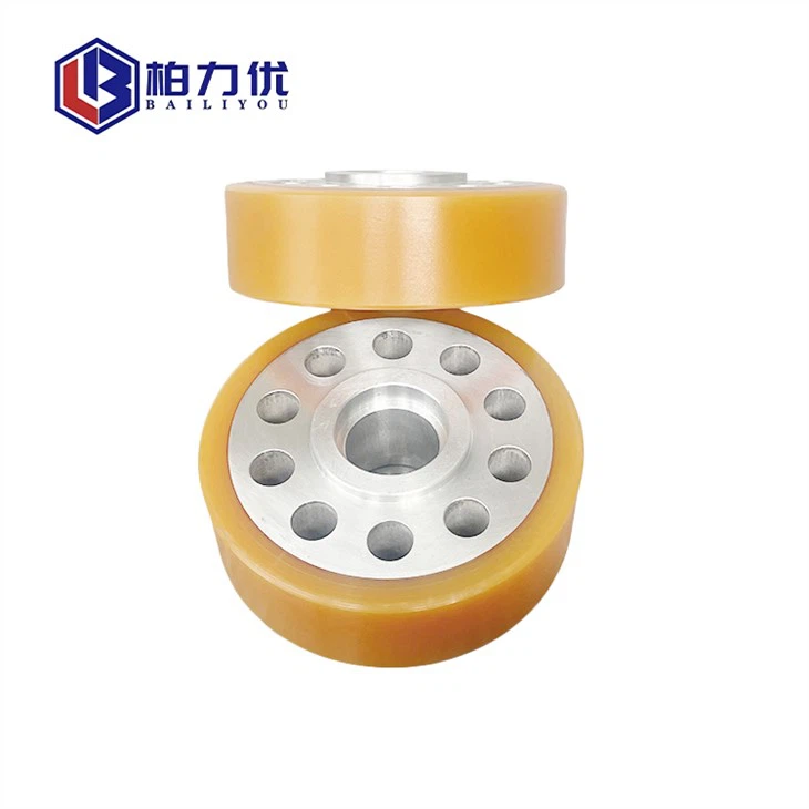 Rokas palešu autokrāvēja iekrāvēja detaļu ritenis